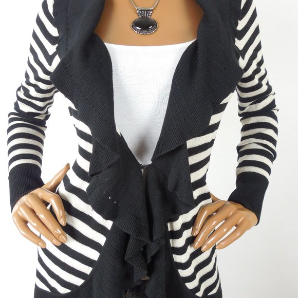 WHITE HOUSE BLACK MARKET M SILK Knit Cardigan - Picture 6 of 13